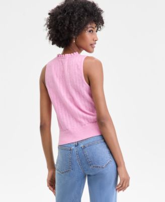 Women's Pointelle-Knit Tank, Macy's Exclusive