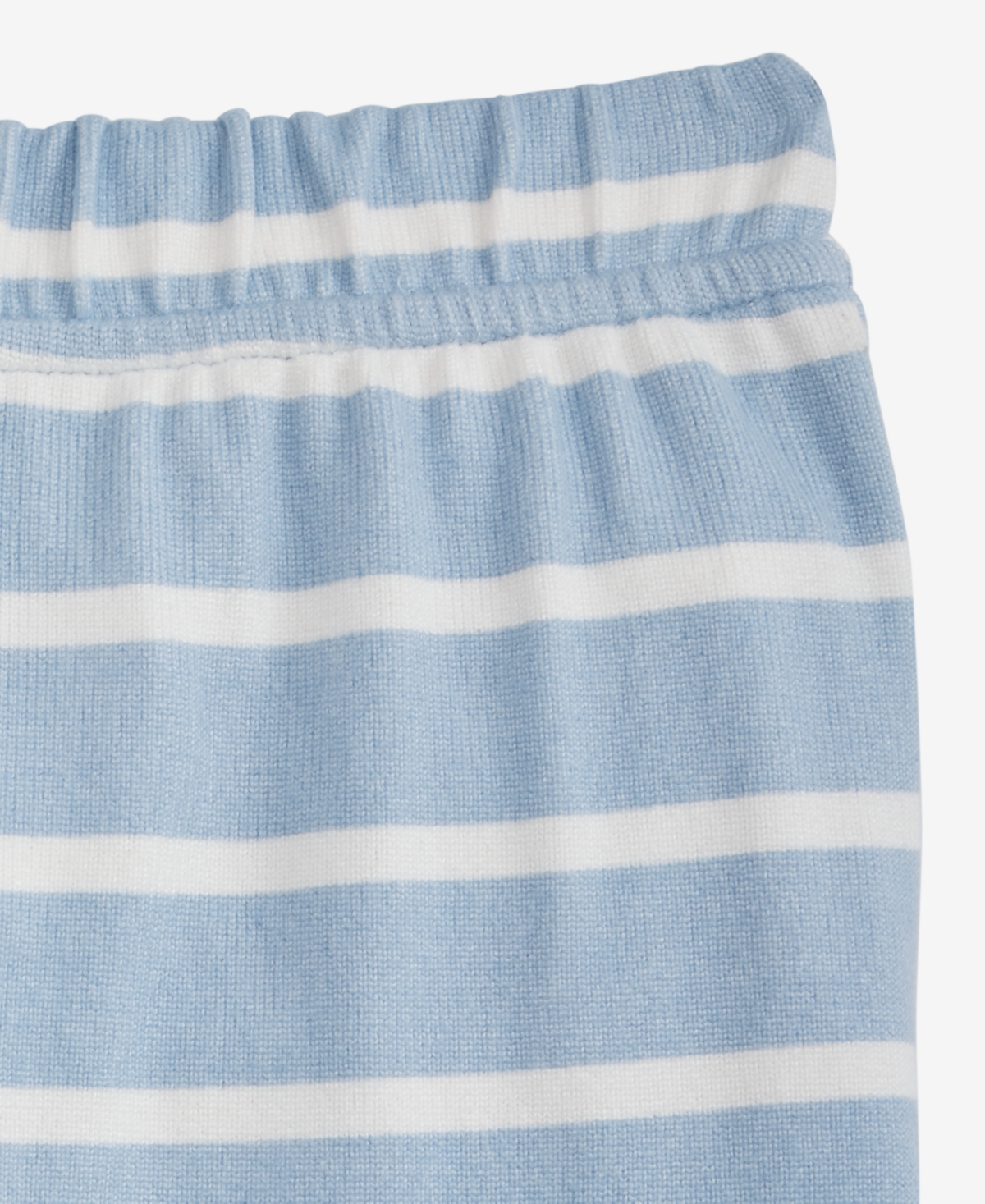 First Impressions Baby Hacci Striped Pants, Macy's Exclusive In Blue