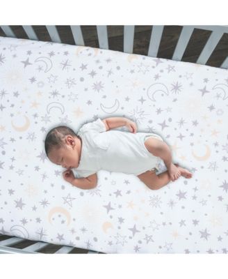Baby Goodnight Moon 3-Piece Celestial Nursery Crib Bedding Set