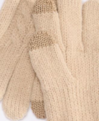 Women's Cable Knit Gloves, Macy's Exclusive 