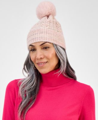Style & Co - Women's Space Dye Cable Knit Beanie