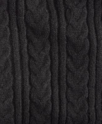 Women's Solid Cable Knit Scarf, Macy's Exclusive 