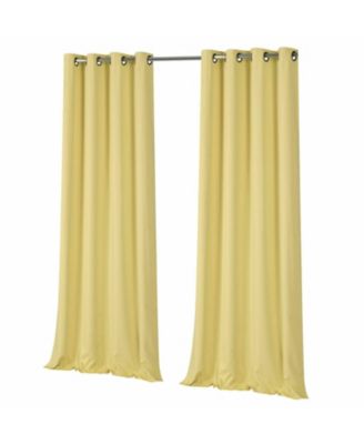 2 Pack: Hotel Thermal Grommet 100% Blackout Curtains, 52 in. W x 95 in. L