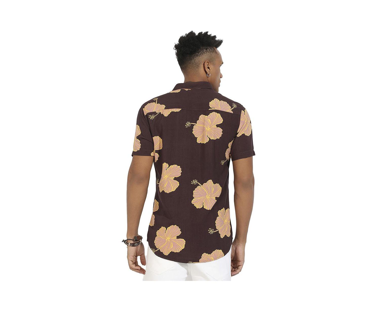 Men's Hibiscus Print Shirt