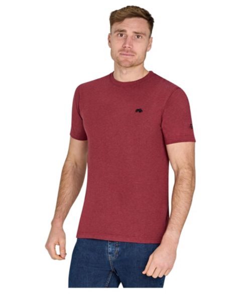 Мужская футболка Raging Bull MF Field Back Print, цвет: Бордово-красный