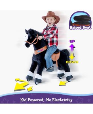 Ride-on Horse Black Model U Size 3 for 3-4 Years