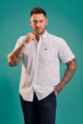 Big & Tall Short Sleeve Cotton Poplin Shirt