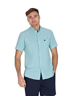 Big & Tall Short Sleeve Linen Shirt