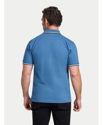 Big & Tall S/S Branded Tonal Embroidery Pique Polo