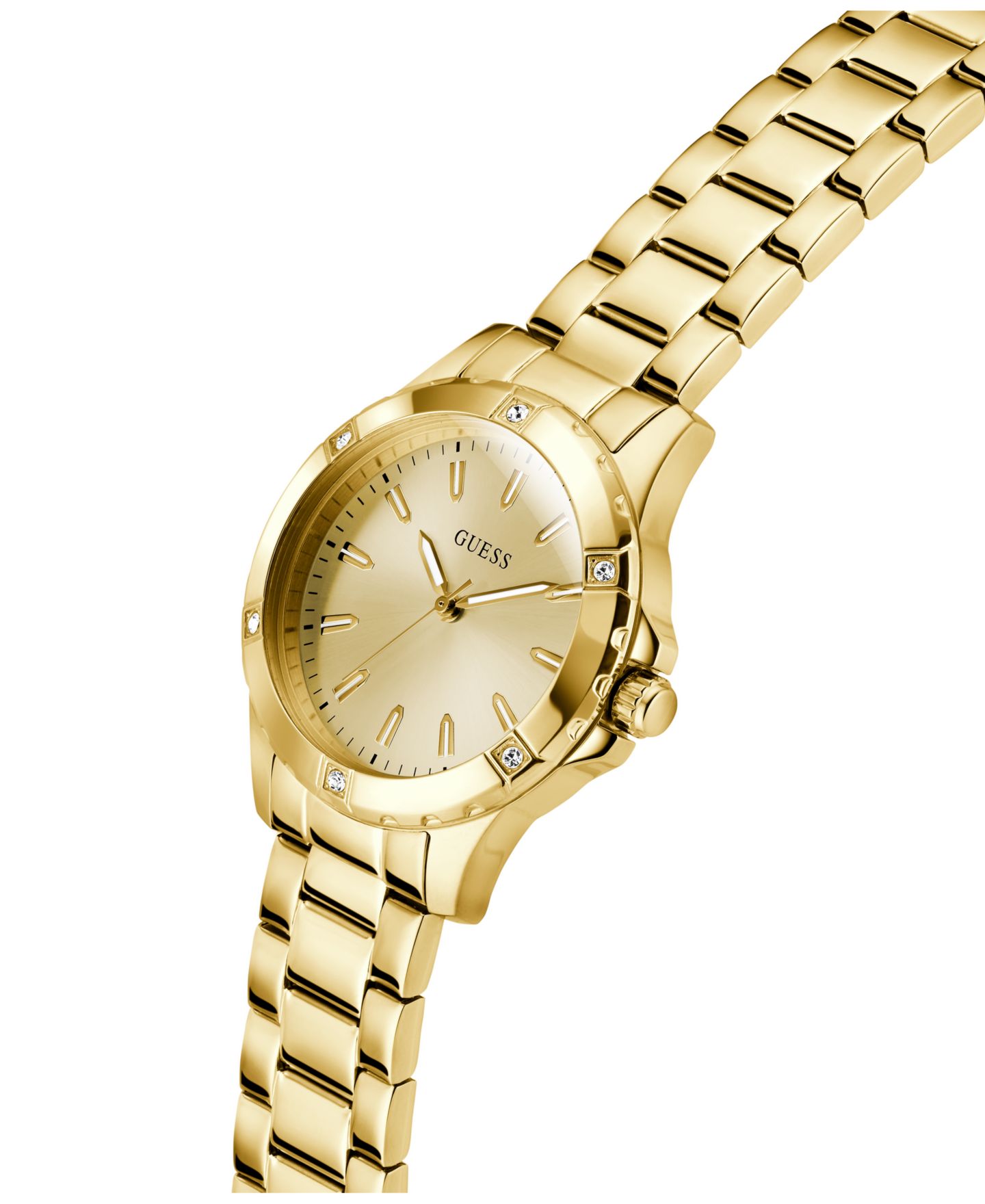 Женские часы GUESS Gold Tone Analog Watch, 35mm — фото 3