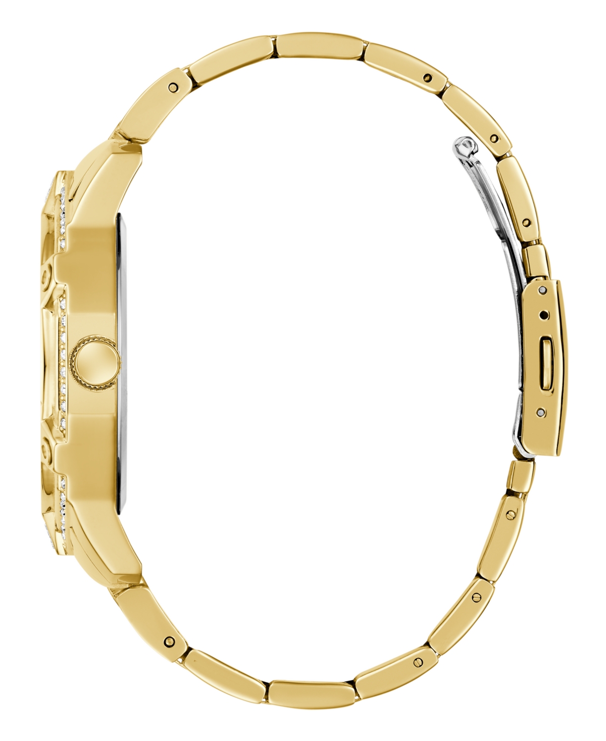 Guess Men's Gold Tone Multi-function Watch, 46mm In Gold