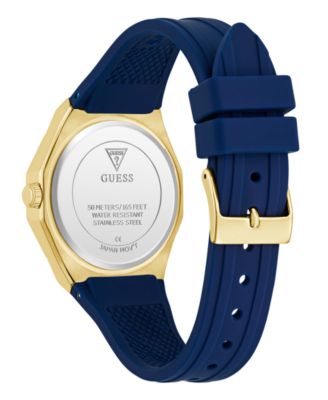 Women's Blue Rose Gold Tone Analog Watch, 36mm