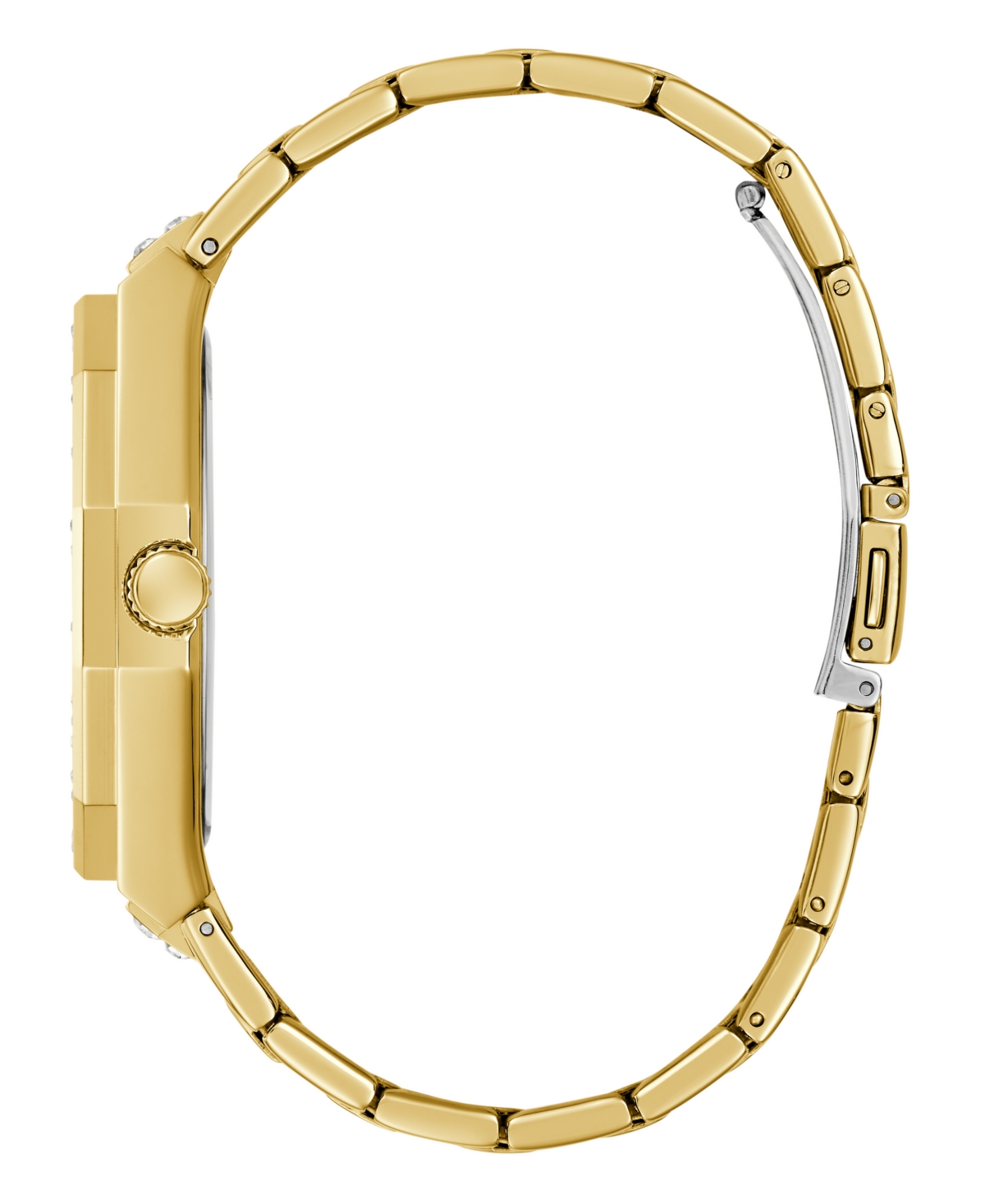 Guess Men's Gold Tone Multi-function Watch, 43mm In Gold