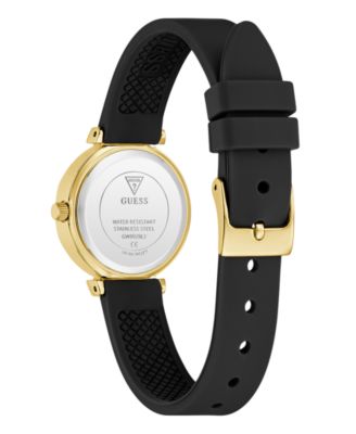 Women's Black Gold Tone Analog Watch, 26mm