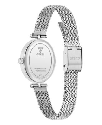 Women's Silver Tone Analog Watch, 24mm