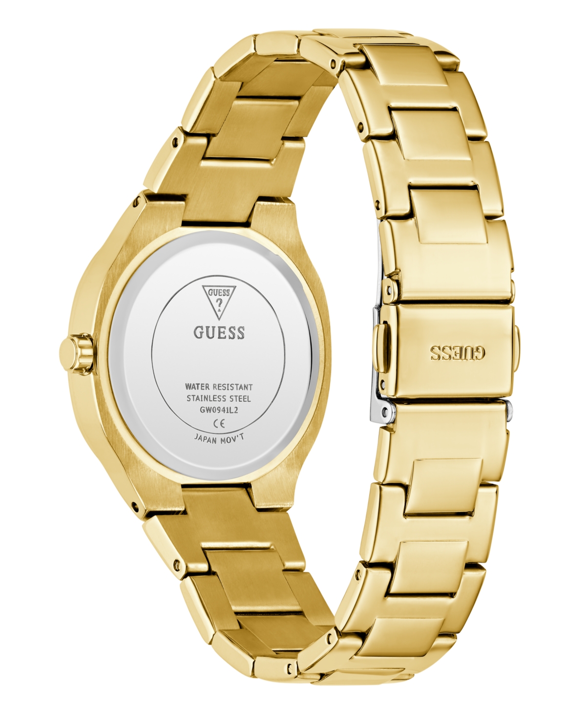 Guess Women's Gold Tone Analog Watch, 32mm In Gold