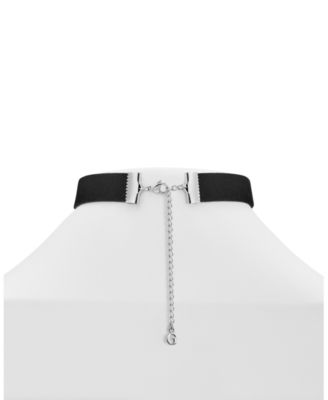 Women's Black Silver Tone Analog Watch, 21mm