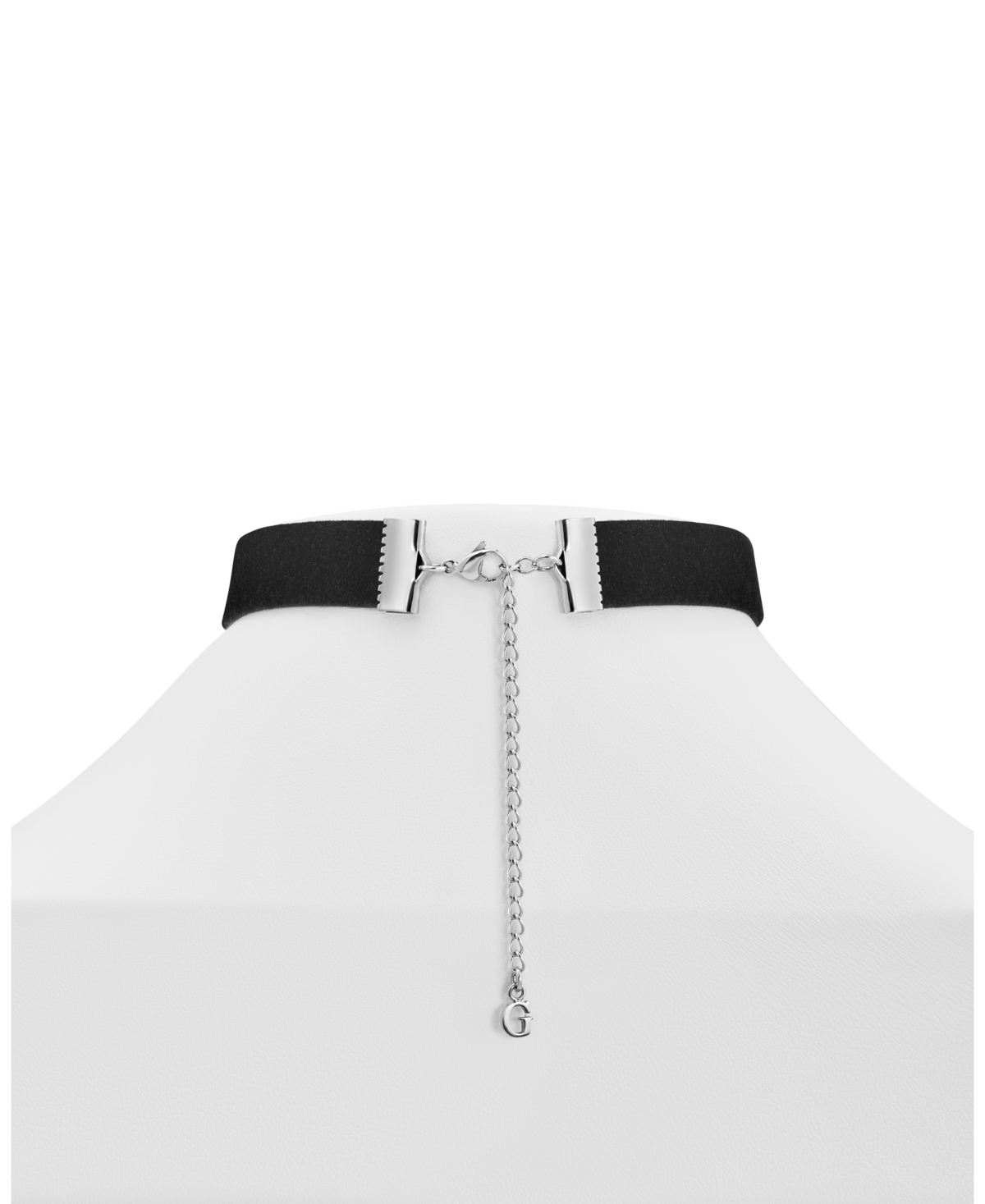 Guess Women's Black Silver Tone Analog Watch, 21mm In Metallic