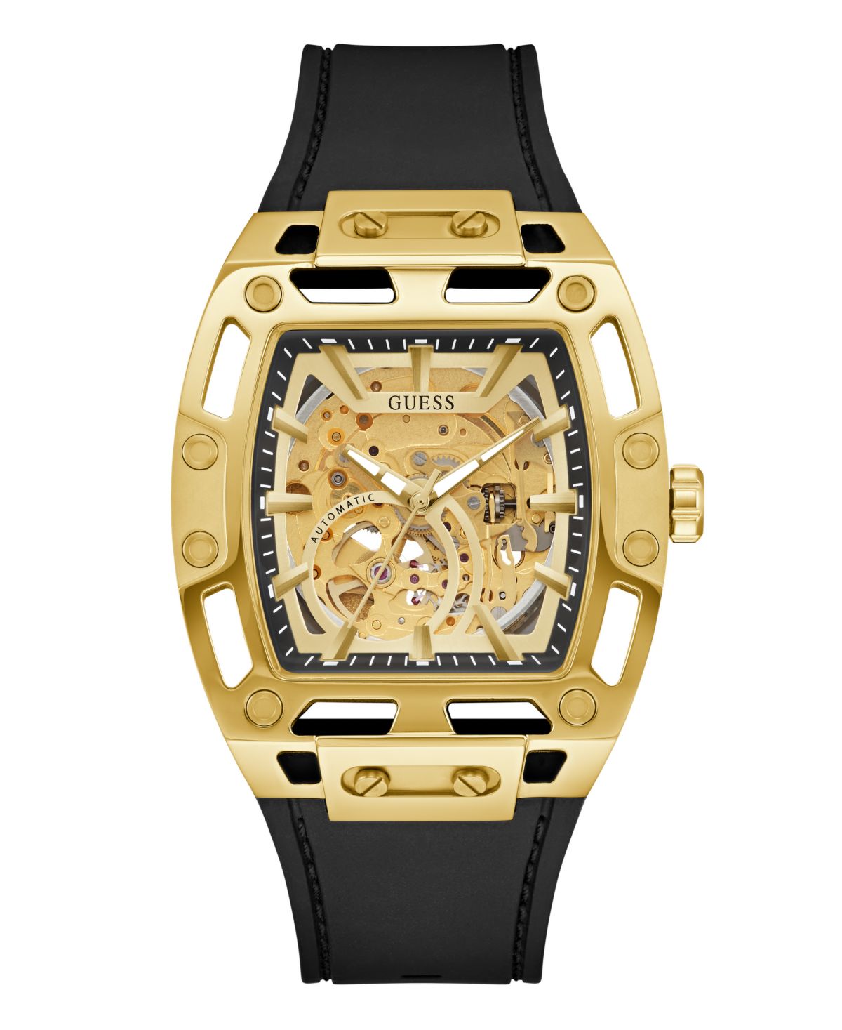 Мужские часы с автоподзаводом из черного золота, 42 мм