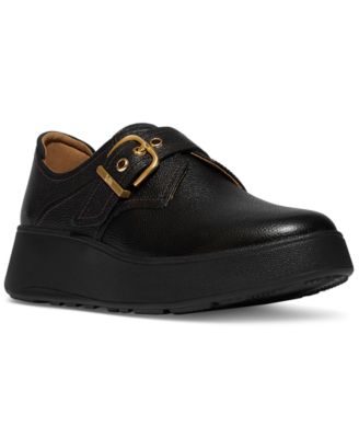 FitFlop - Women's F-Mode Stitch Tumbled-Leather Monk Shoes