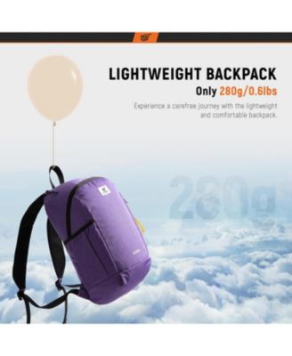 Small Backpack 20L Hiking Backpack Lightweight Travel Daypack for Women Men(Purple)