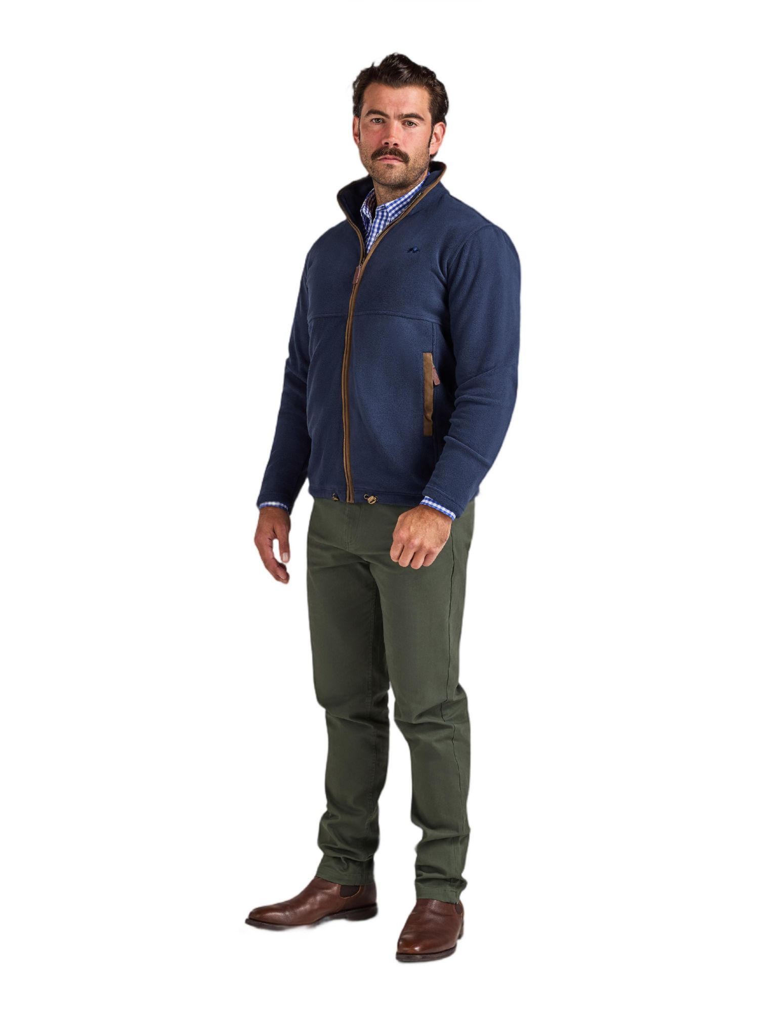 Men's Fleece Zip Through Jacket
