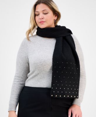 Solid Studded Muffler Scarf, Macy's Exclusive