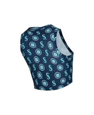 Women's&nbsp;2-Piece Navy Seattle Mariners Knit Tank Top and Skort Set