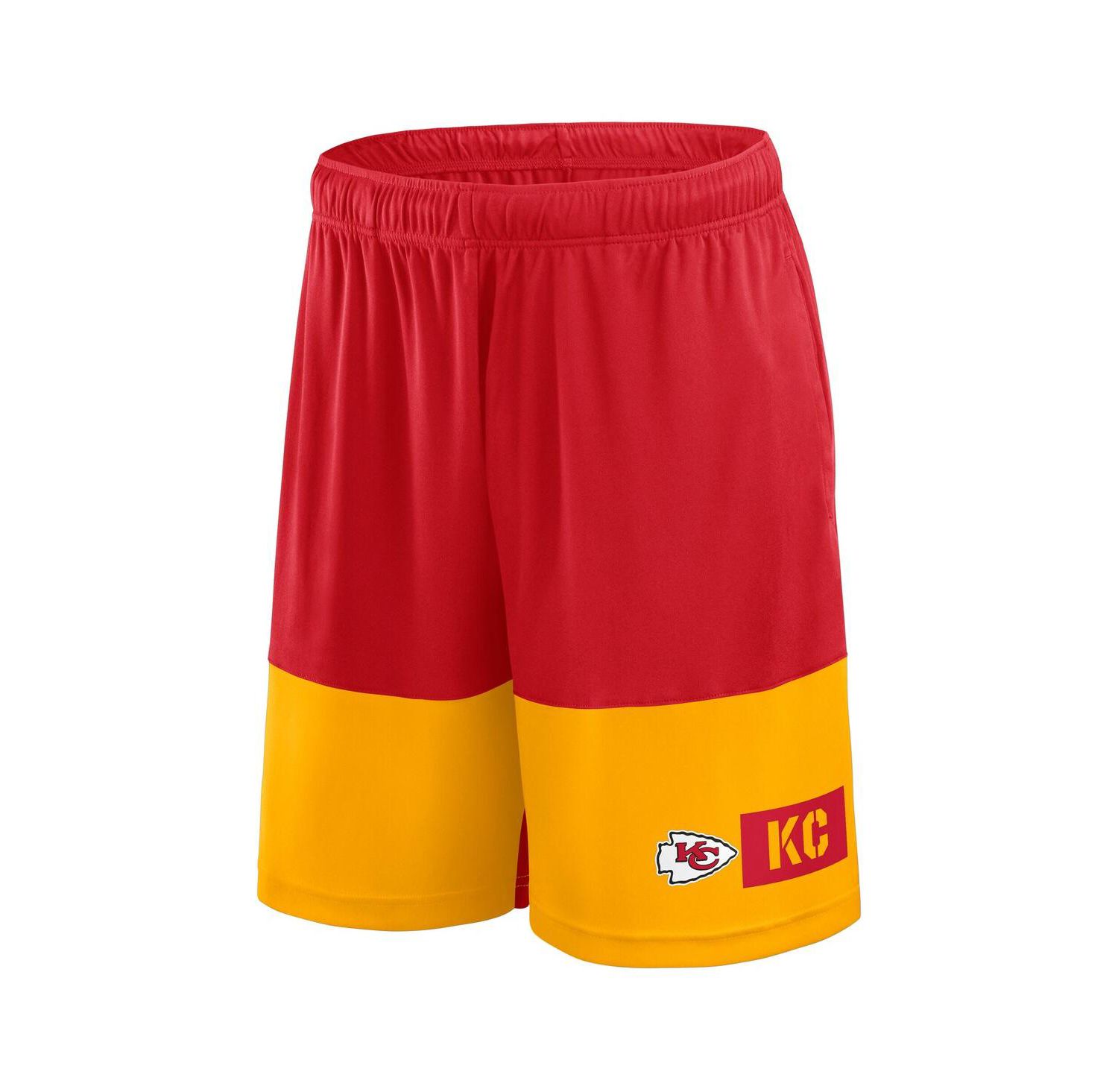 Men's Red/Gold Kansas City Chiefs Big & Tall Best of the Best Performance Shorts