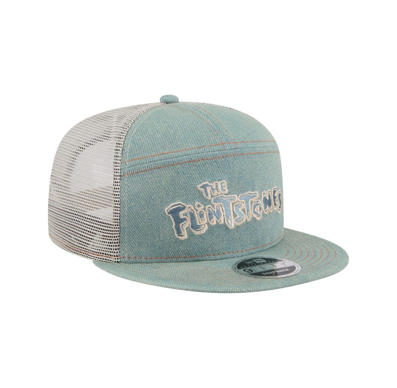 Men's Denim the Flintstones Denim 9FIFTY Snapback Hat