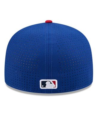 Men's Blue/Red Colorado Rockies 2025 MLB All-Star Game Workout Side Patch 59FIFTY Fitted Hat
