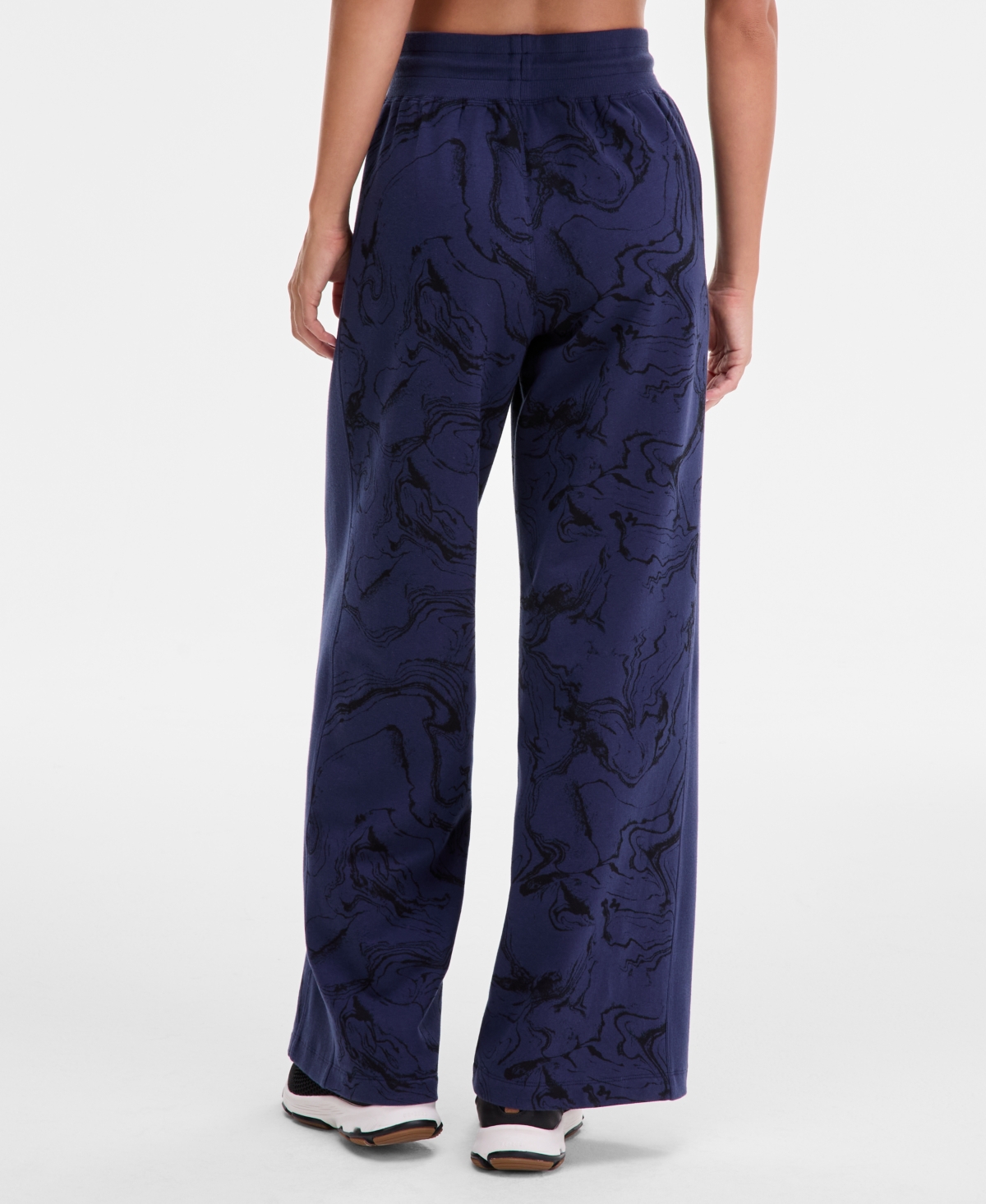Id Ideology Women's Marbled Fleece Sweatpants, Macy's Exclusive In Multi