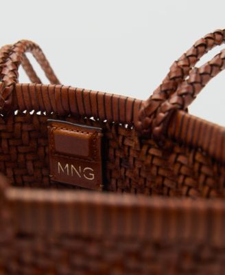 Women's Braided Leather Shoulder Bag