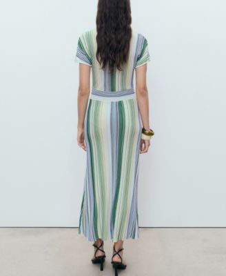 Women's Woven Striped Dress