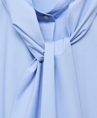 Women's Tie-Neck Blouse