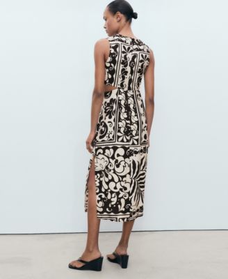 Women's Cut-Out Midi Dress