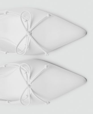 Women's Bow Detail Kitten Shoes