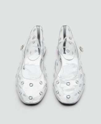 Women's Eyelets Vinyl Shoes