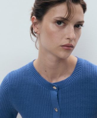 Women's Short-Sleeved Knitted Cardigan