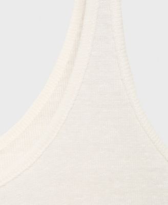 Women's Strappy Linen Top