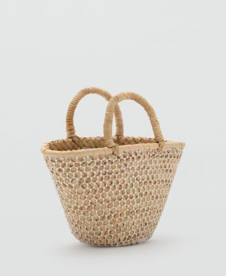 Mango Women's Combined Mini-Basket Bag - Macy's
