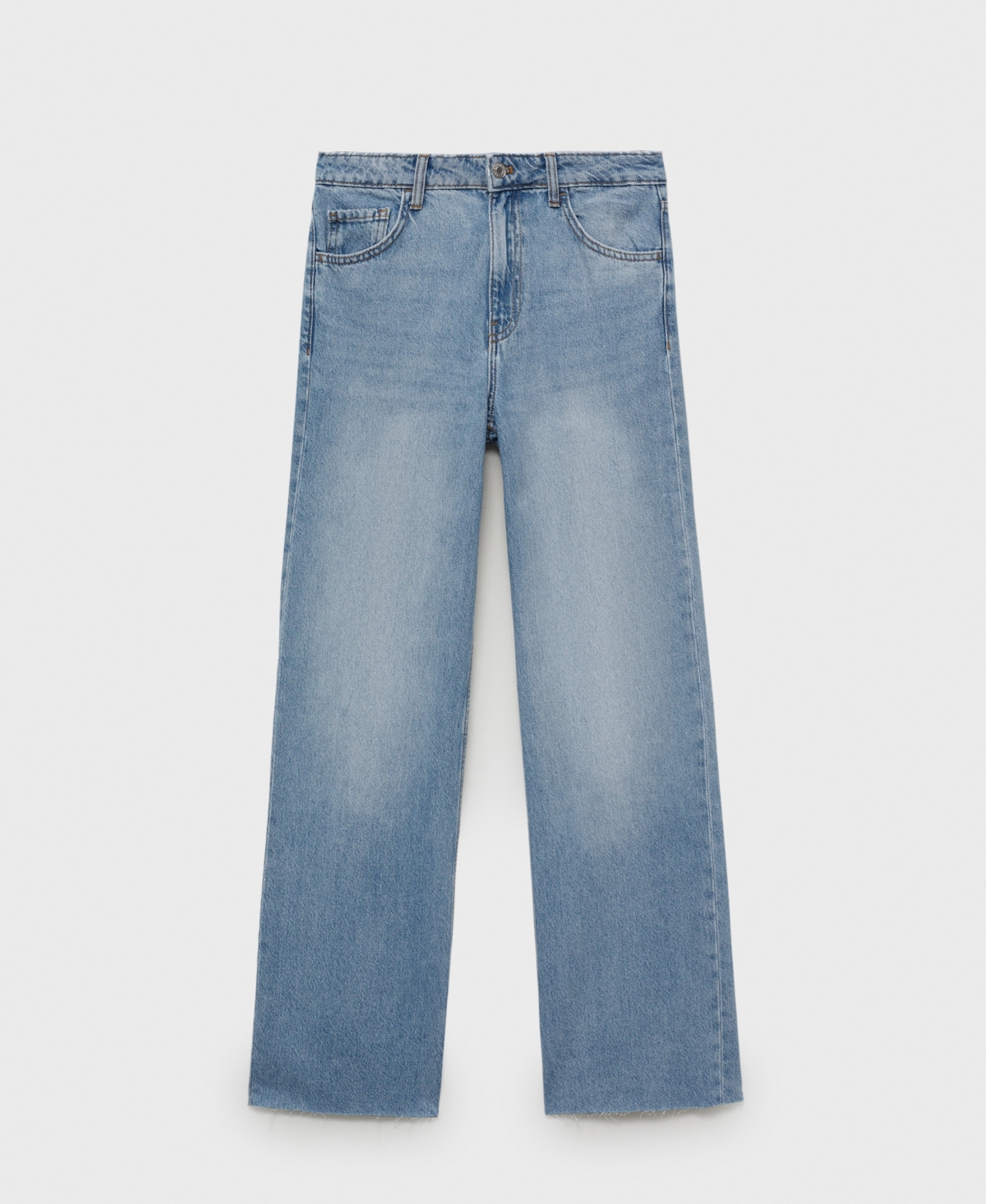 Women's Danila Wide Leg High-Rise Jeans - Medium Blue