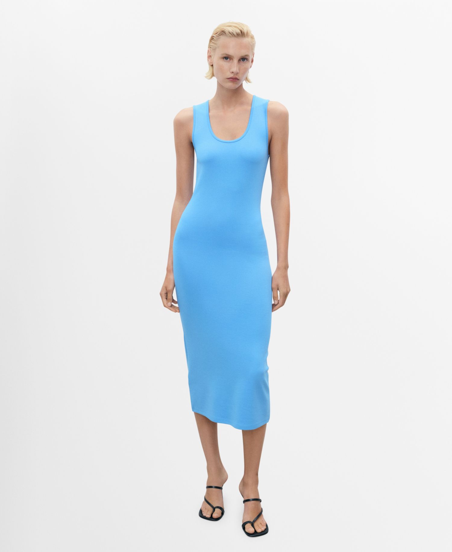 Women's Fitted Midi Dress