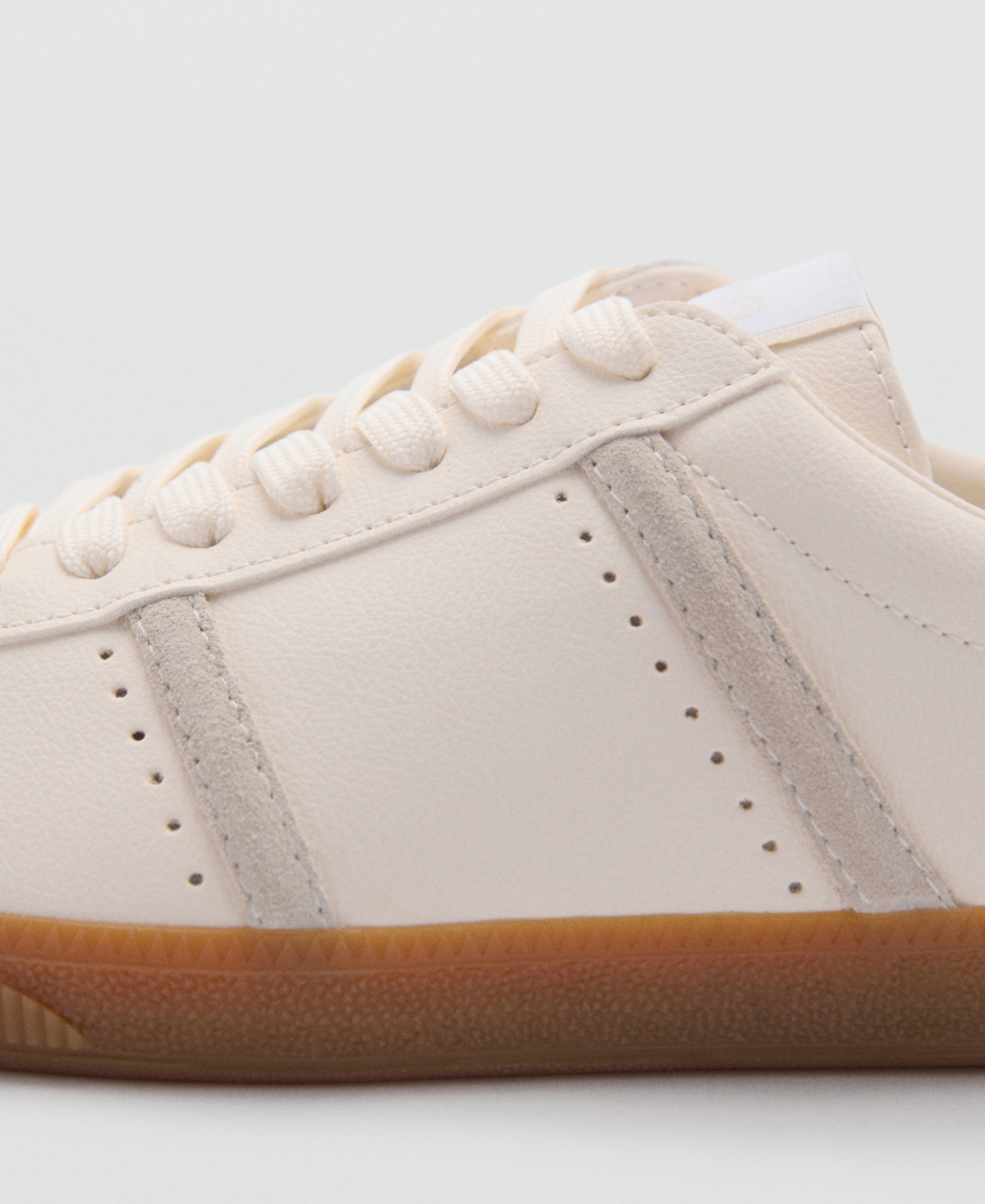 Mango Contrast Panel Sneaker In Multi