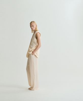 Women's Straight-Fit Suit Pants