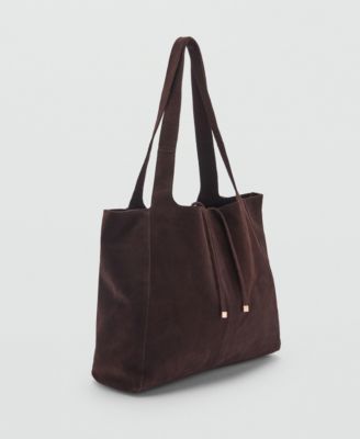 Women's Suede Shopper Bag