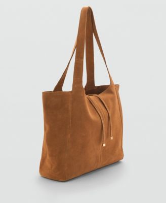 Women's Suede Shopper Bag
