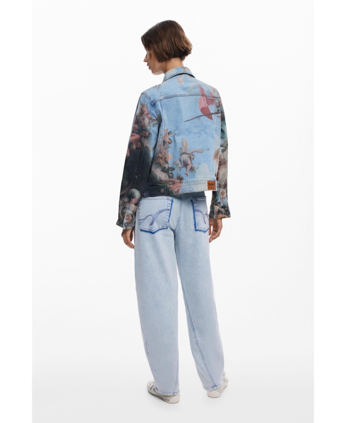 Desigual Women's Fresh Denim Jacket In Blue