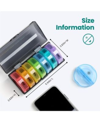 Weekly Pill Organizer 7 Day 2 Times a Day
