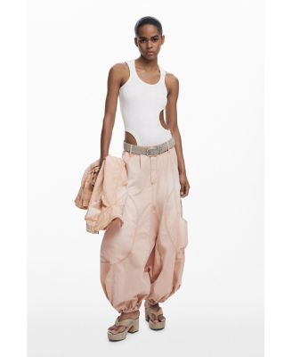 Women's Cut-out sleeveless T-shirt